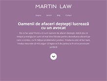 Tablet Screenshot of martinlaw.ro